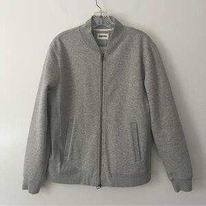 Taylor Stitch Fleece Bomber Full Zip Jacket 40 / M